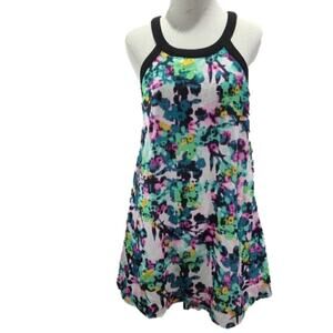 Bethany Mota white tank top with floral print